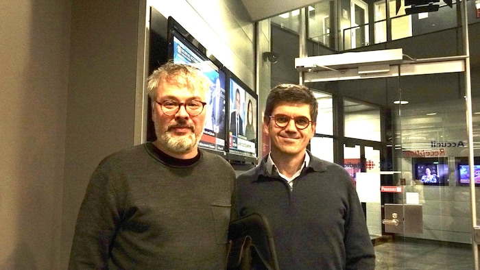 Alexandre Bélanger et Rodolphe Meynier, propriétaires de quelques immeubles à logements.