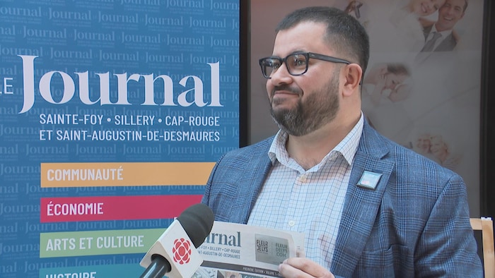 Jean-Luc Lavoie, éditeur et directeur des ventes du Journal de Sainte-Foy, Sillery, Cap-Rouge et Saint-Augustin-de-Desmaures.