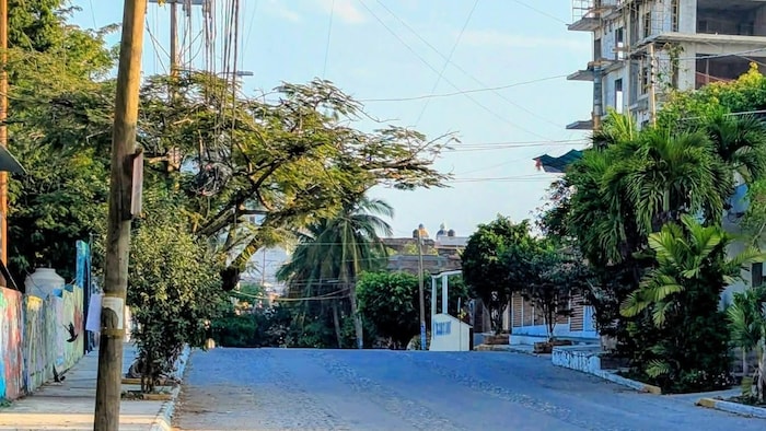 Une rue calme à Puerto Vallarta