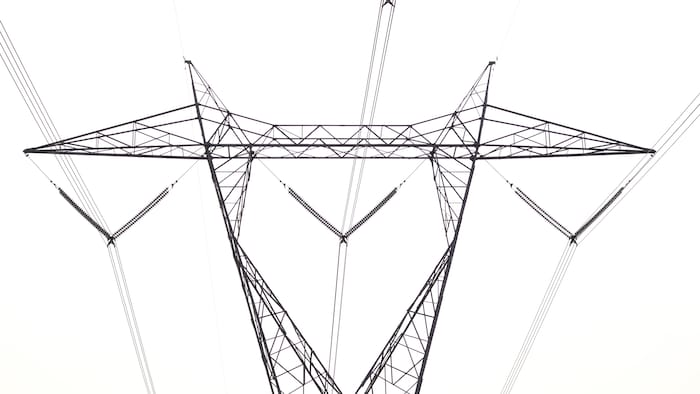 Un pylône électrique d'Hydro-Québec