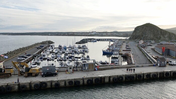 Le port de Cap-aux-Meules aux Îles-de-la-Madeleine.
