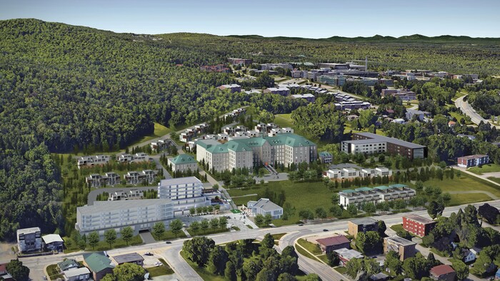 Le concept du « quartier Sainte-Famille » tel que présenté par Services immobiliers First