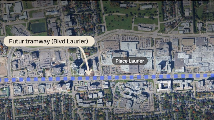 Vue aérienne de Québec
