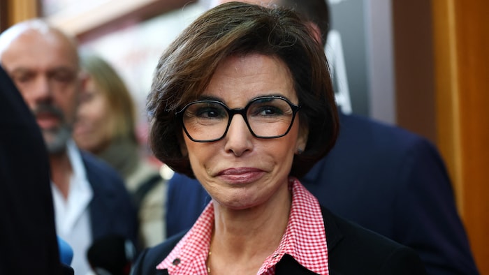 La candidate à la mairie de Paris, Rachida Dati. 
