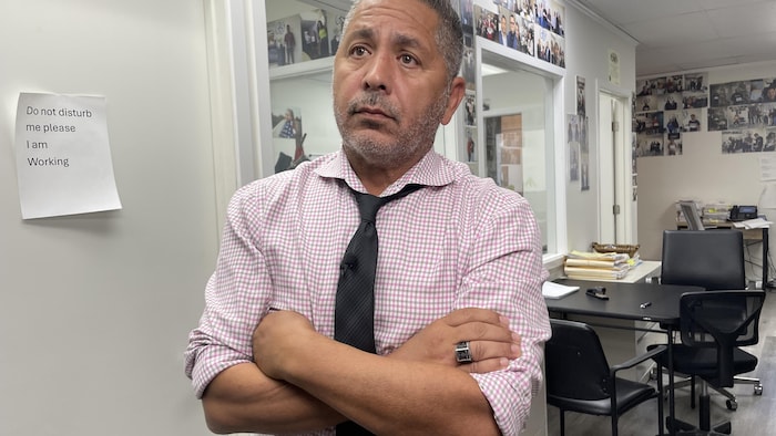 L'avocat américain d'origine iranienne Ramin Ghashghaei dans son bureau dans le nord de Los Angeles.
