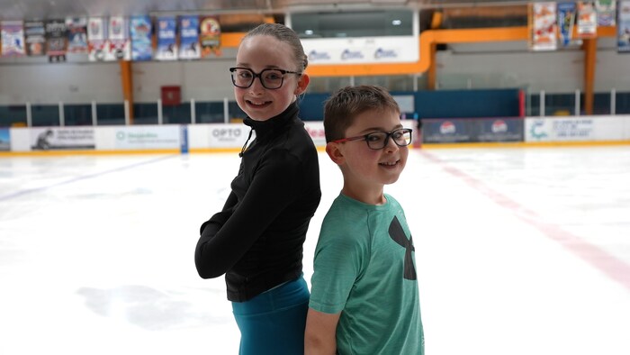 Raphaëlle Roussy et son jeune frère Louis Roussy
