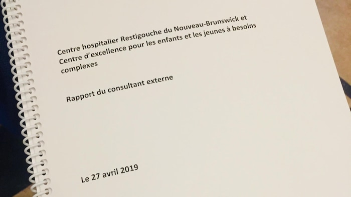 La couverture du rapport Weber.