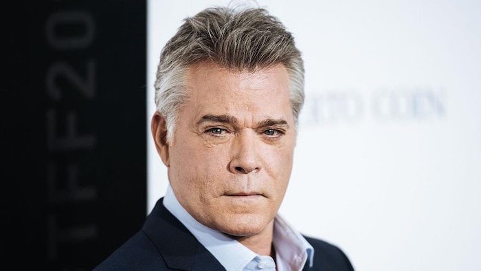 Un homme aux cheveux gris porte une chemise bleue.