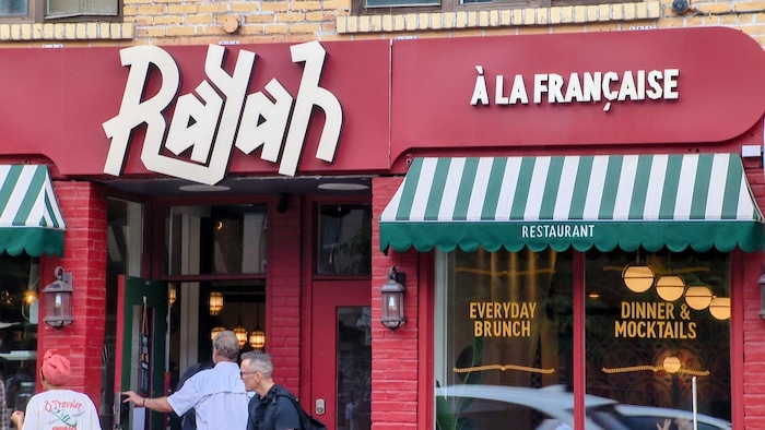 La devanture du restaurant Rayah à Toronto, le 12 juin 2026.