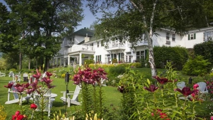 Le réputé Manoir Hovey, à North Hatley.