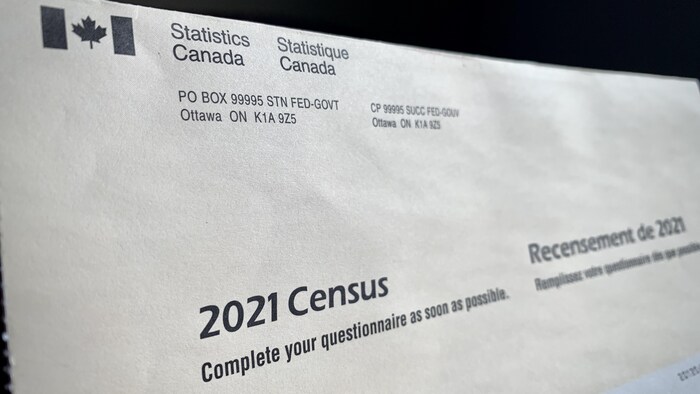 Une copie du recensement de 2021.