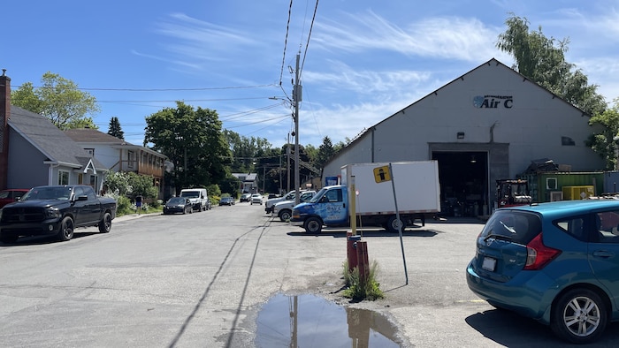Les locaux de Réfrigération Air C sur la rue Fiset, à Rimouski.