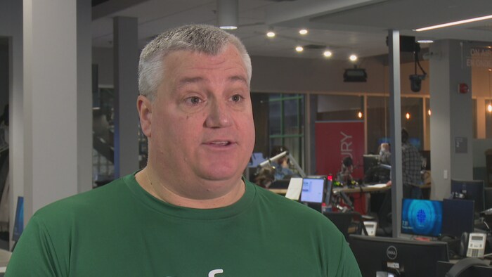 Rémi Sabourin en entrevue.
