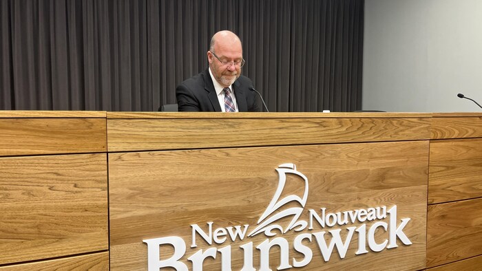 René Legacy en conférence de presse.