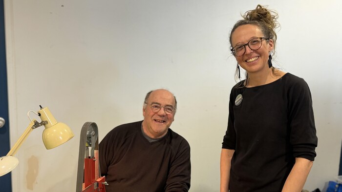 Portrait des deux personnes.