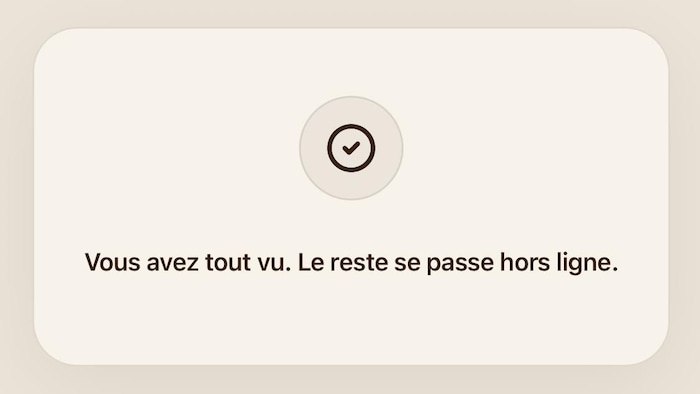  « Vous avez tout vu. Le reste se passe hors ligne. »
