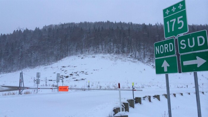 La route 175 rouverte à la circulation | Radio-Canada