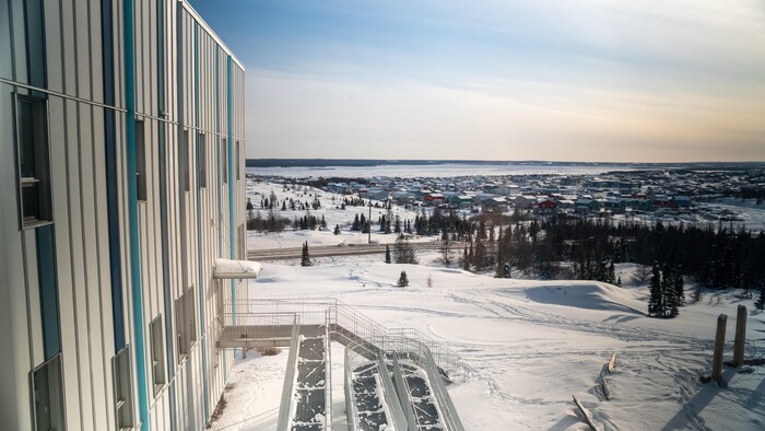 Vue de la résidence sur Kuujjuaq.