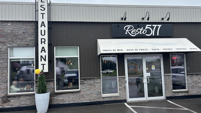 L'entrée du restaurant.