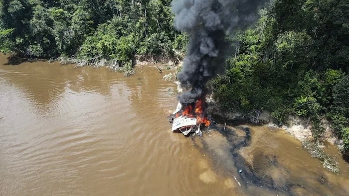 Colombie  Les mines d'or illégales de la jungle dans le viseur