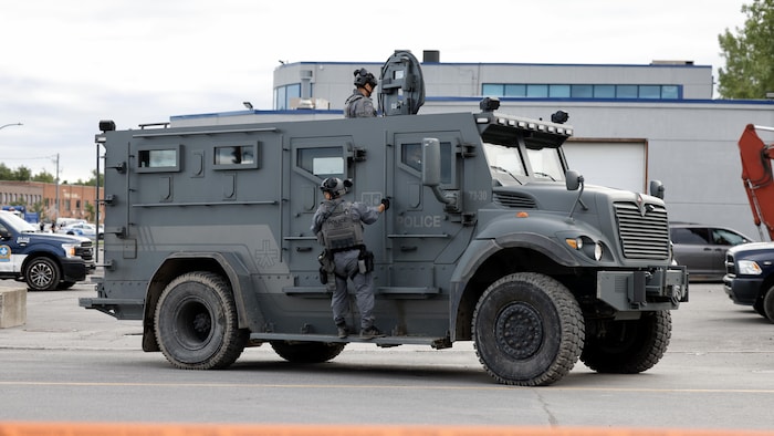 Un camion de protection balistique pour la police de Montréal
