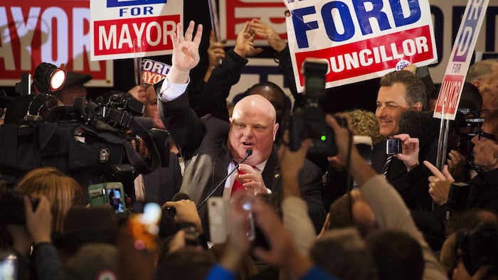 L'ancien maire de Toronto, Rob Ford.