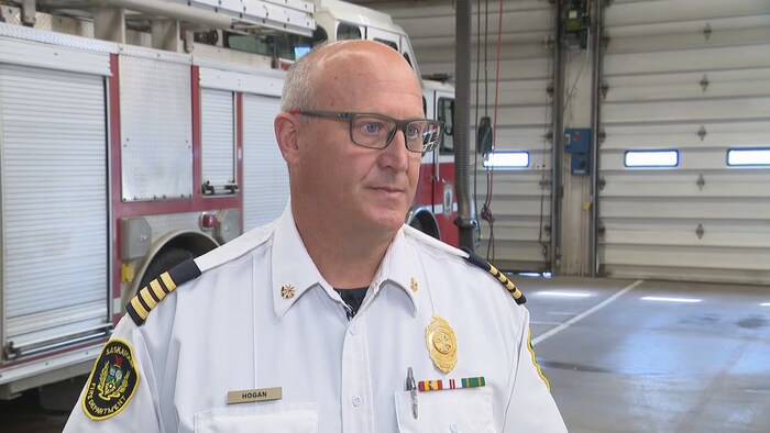 Roban Hogan est le chef du Service des pompiers de Saskatoon.