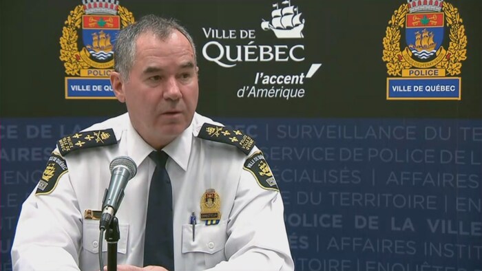 Le chef du Service de police de la Ville de Québec, Robert Pigeon