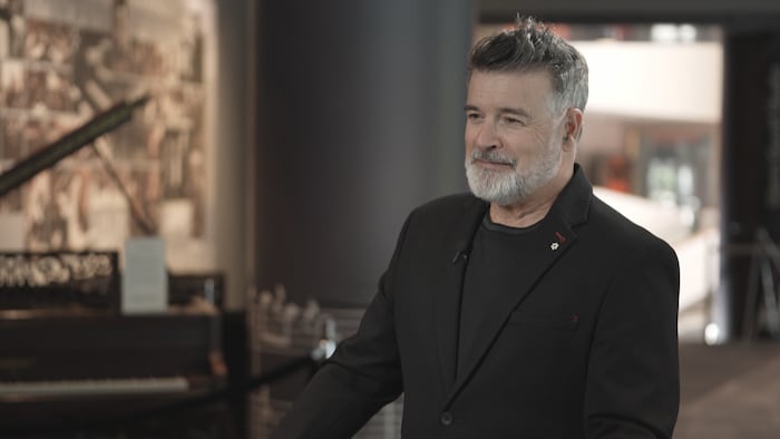 Roch Voisine en entrevue avec Radio-Canada.