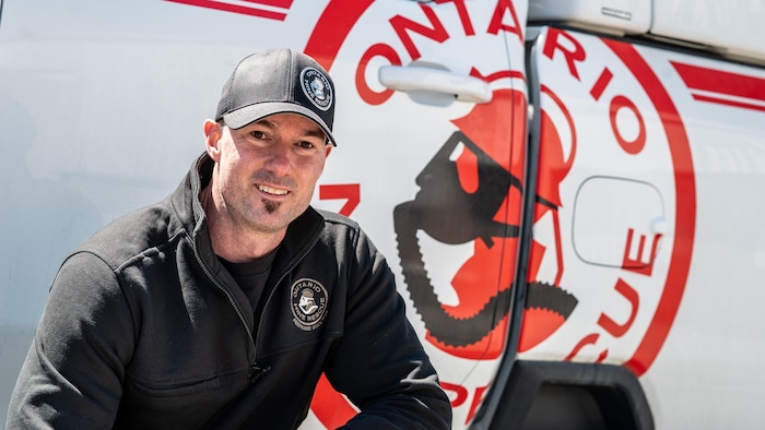 Portrait de Ron Ouellette, officier de sauvetage minier à Red Lake.