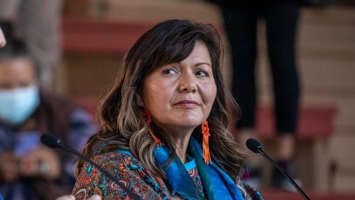 Rosanne Casimir, cheffe de la Première Nation Tk'emlups te Secwépemc.