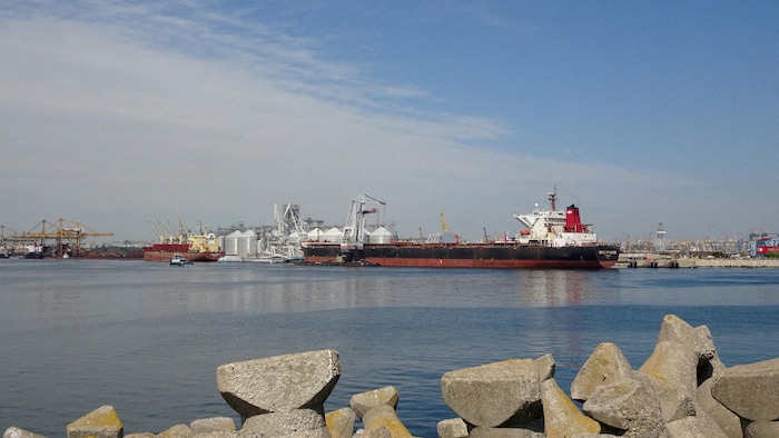Le port roumain de Constanta, sur la mer Noire.