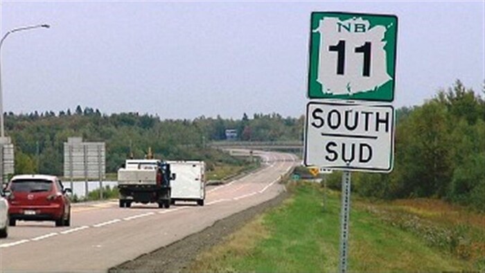 Route 11 au Nouveau-Brunswick