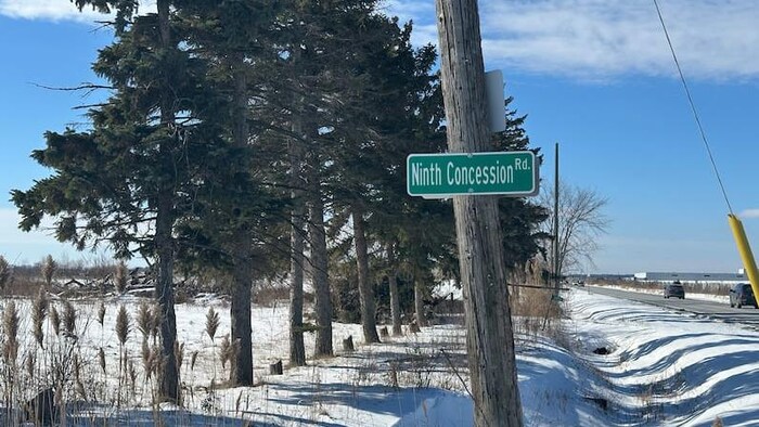 Affiche de la route de Concession 9.