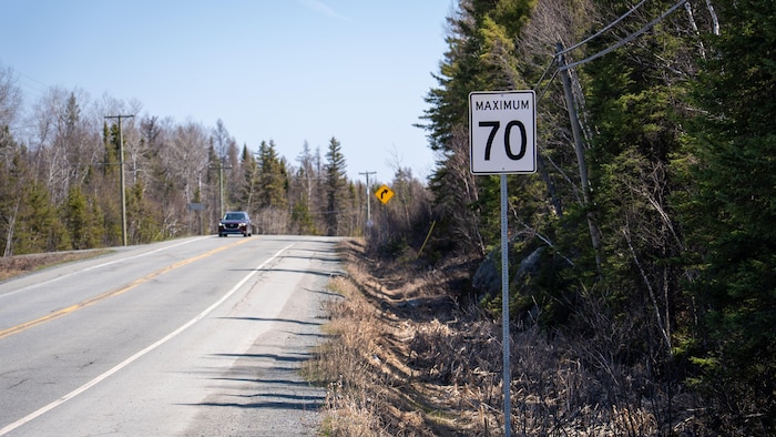 La route de Granada à Rouyn-Noranda.