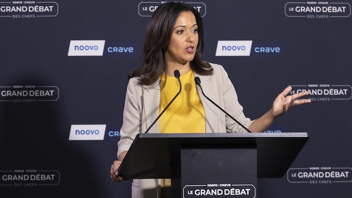 La co-porte-parole de Québec solidaire Ruba Ghazal
