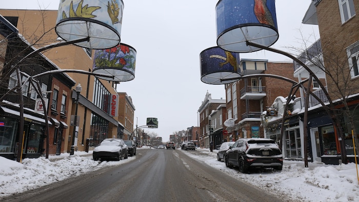 Rue cartier hiver