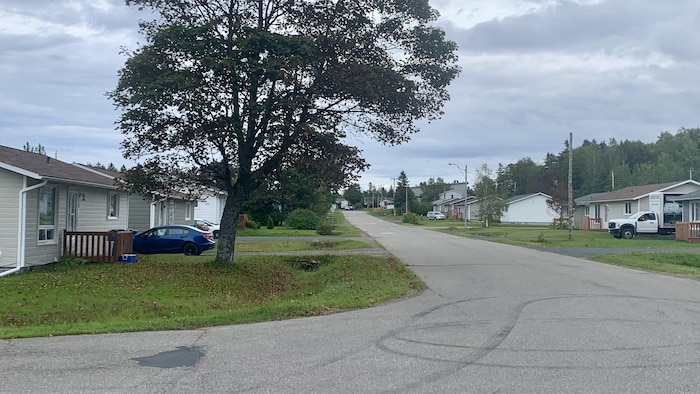 Une rue à Caraquet.