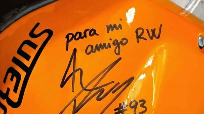 « Pour mon ami RW ».