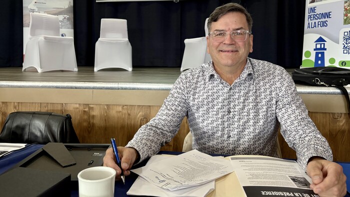 Le président de la SAF’Île, Charles Duguay.