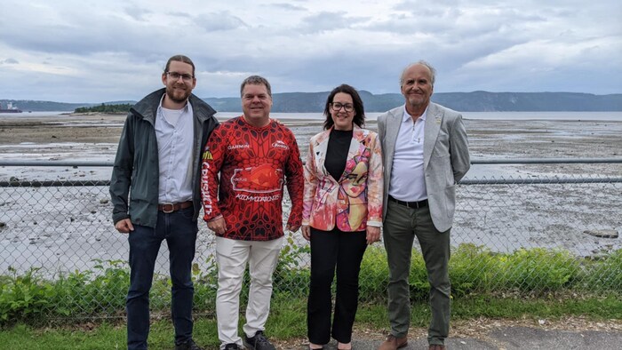 Marc-André Galbrand, Rémi Aubin, Julie Dufour et Martin Harvey.