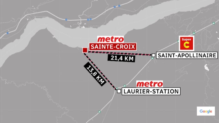 Dès cet été, tous n’auront d’autre choix que d’aller faire leurs emplettes du côté de Laurier-Station, à près de 14 kilomètres de là. Ou encore à Saint-Apollinaire, qui se trouve à plus de 21 kilomètres de Sainte-Croix.