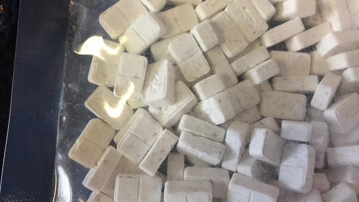 Des comprimés de méthamphétamine.