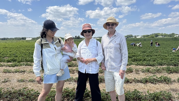 Peter Forster fréquente la ferme avec sa famille depuis une dizaine d’années.