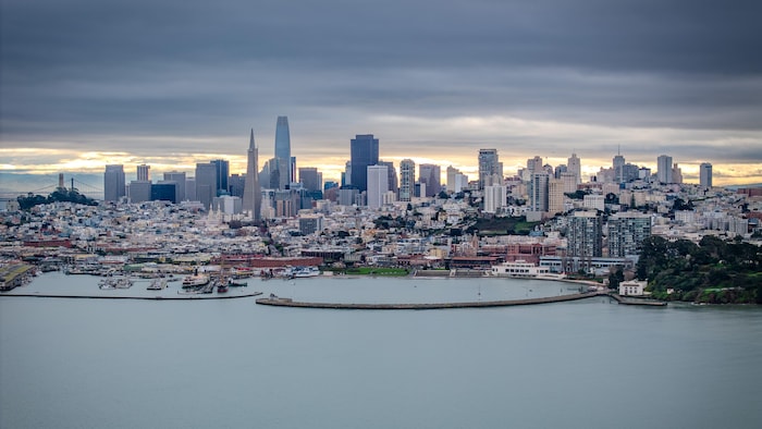 Plan panoramique de San Francisco.