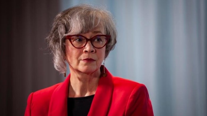 Portrait de la ministre.