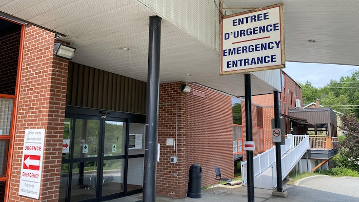 L'entrée de l'urgence du centre de santé de Témiscaming-Kipawa.