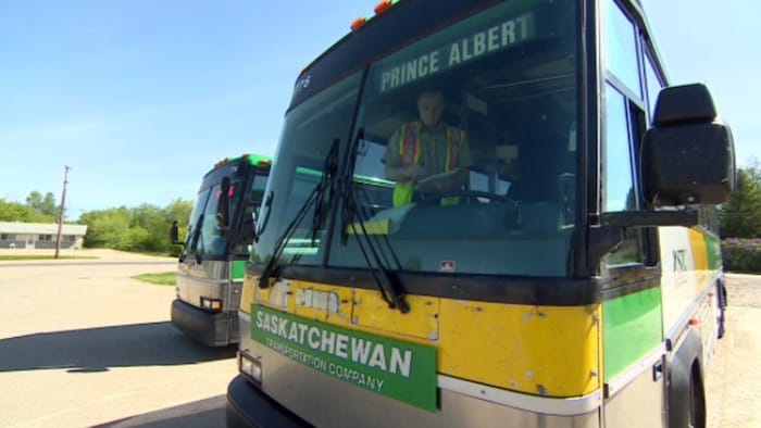 A bus of the Saskatchewan Transport Company, in flixbus its coaches arrive saskatchewan flixbus its coaches arrive saskatchewan new