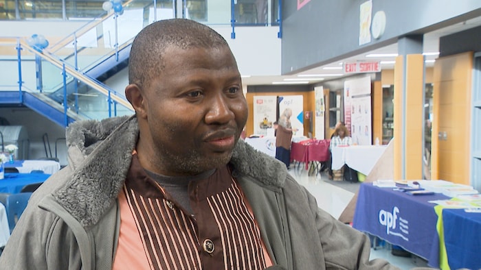 Appolinaire Ngankam, parent et membre de l'Association des parents fransaskois.