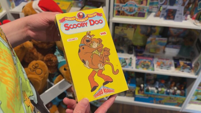 Une cassette VHS de Scooby-Doo.